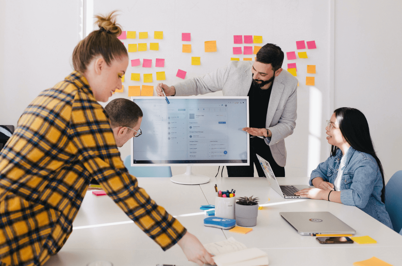 People in an office